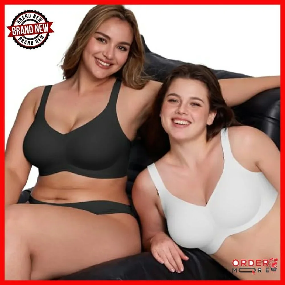 Wireless Full Coverage Bra Support Plus Size Everyday Wear